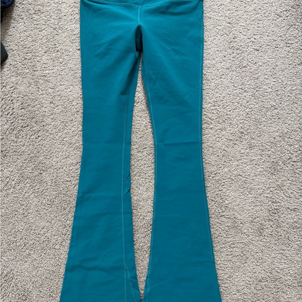 Teal Women's Flared Yoga Pants